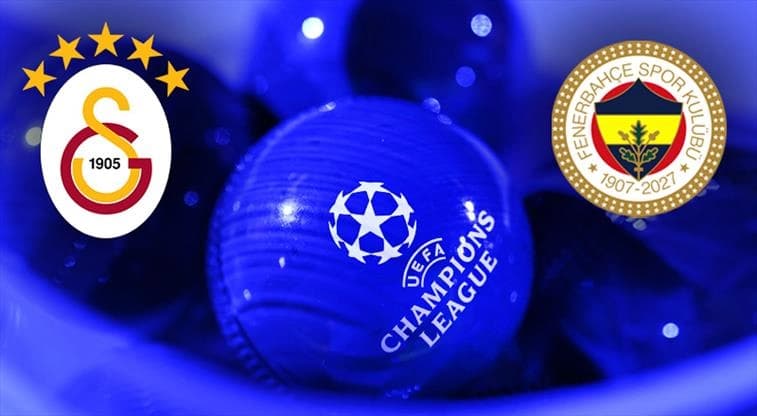 Fenerbahçe ve Galatasaray'ın Şampiyonlar Ligi rakipleri belli oldu