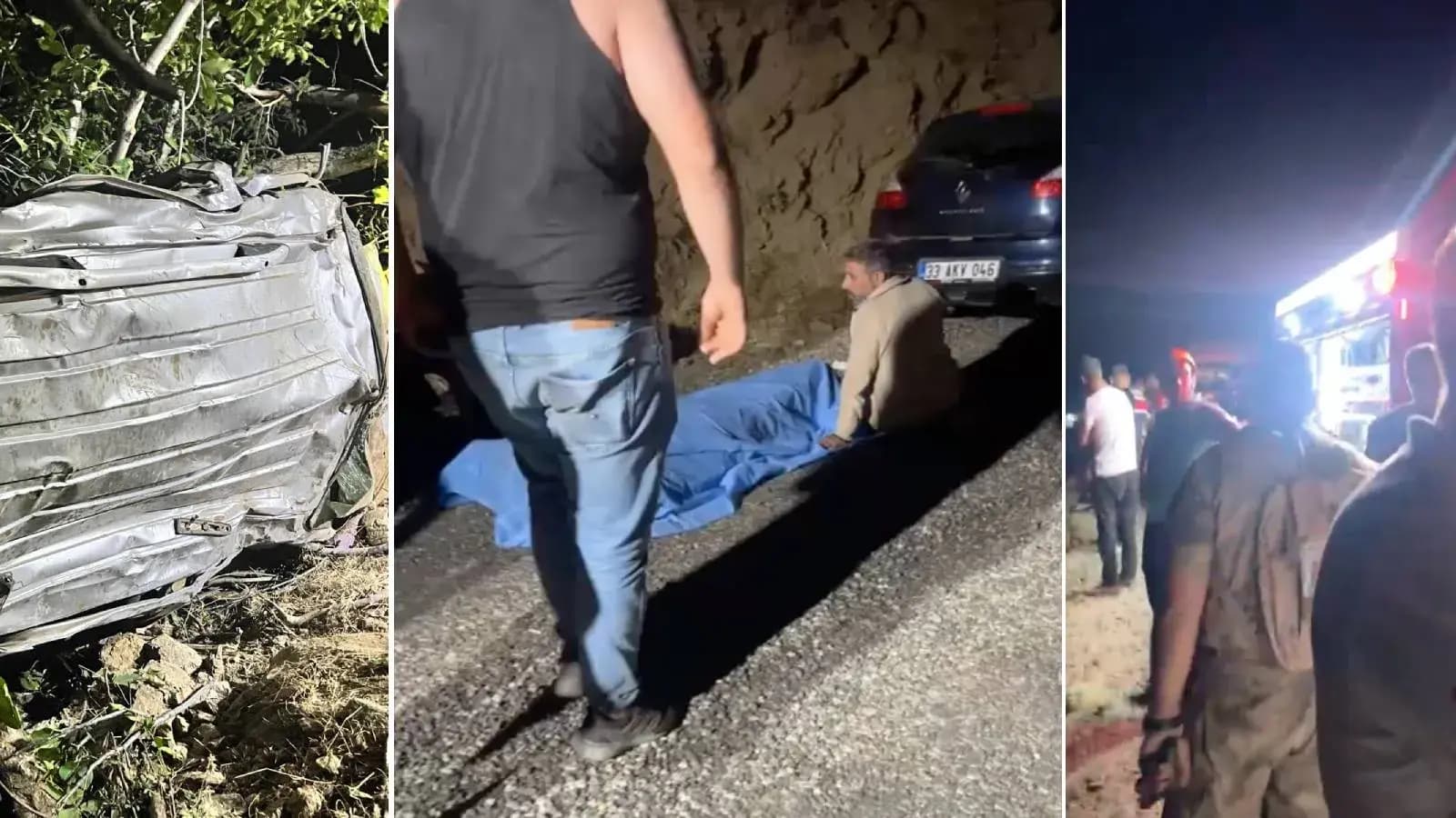 Li Çewlîgê otomobîlek firiya gelî: 4 mirî, 5 birîndar