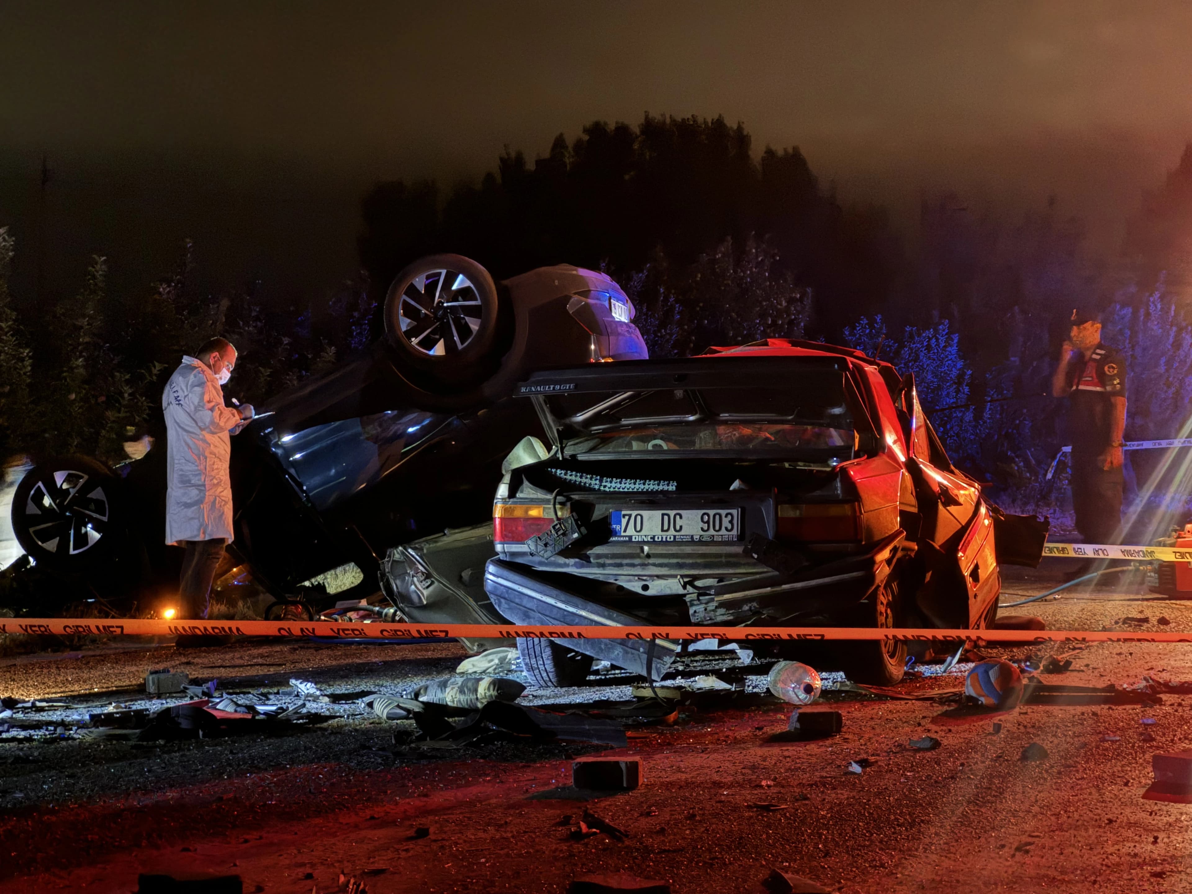Karaman ve İstanbul’da trafik kazaları: 1 ölü, 16 yaralı
