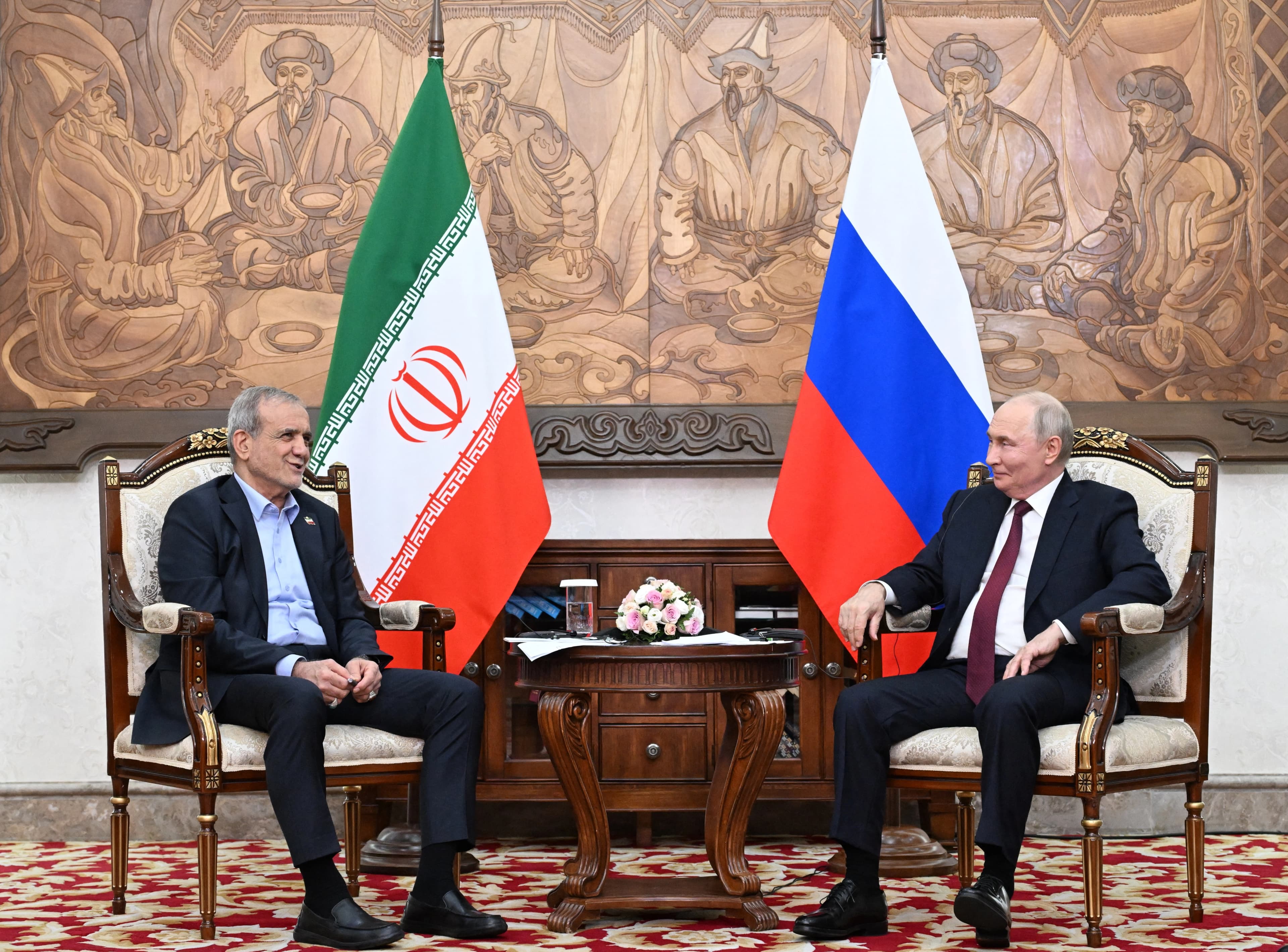 پزیشکیان سوپاسی پووتین دەکات لە بەرامبەر هەڵوێستی رووسیا بۆ جەنگی ئێران