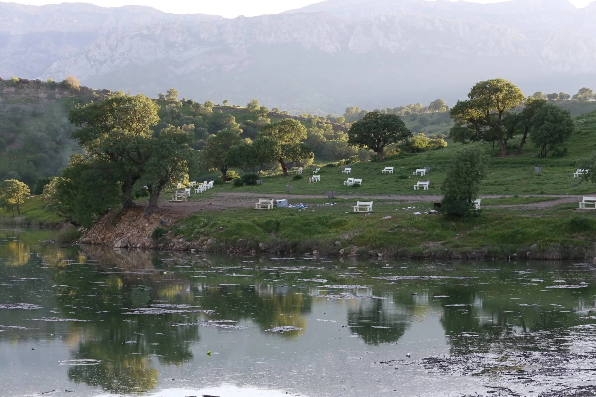 بەنداوی ئەستێل لە قەرەداخ پڕ بووە لە قوڕ و لیتە