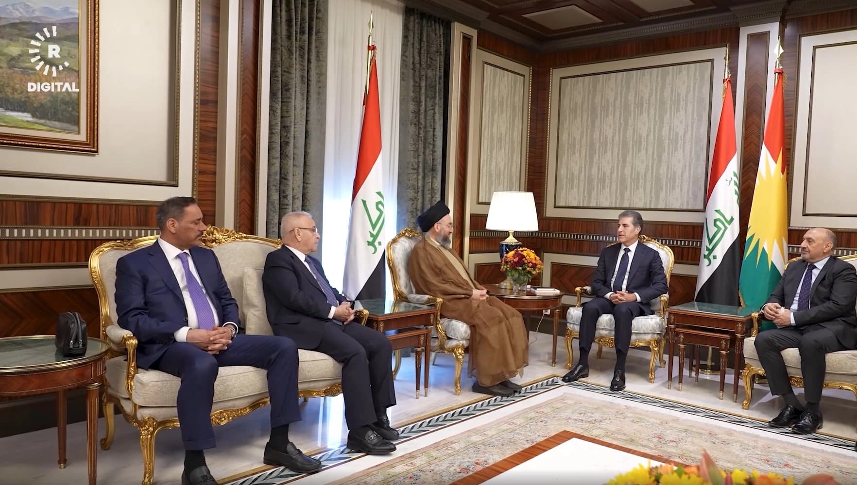 Başkan Neçirvan Barzani, Ammar el-Hekim'i kabul etti: Erbil-Bağdat sorunları masada
