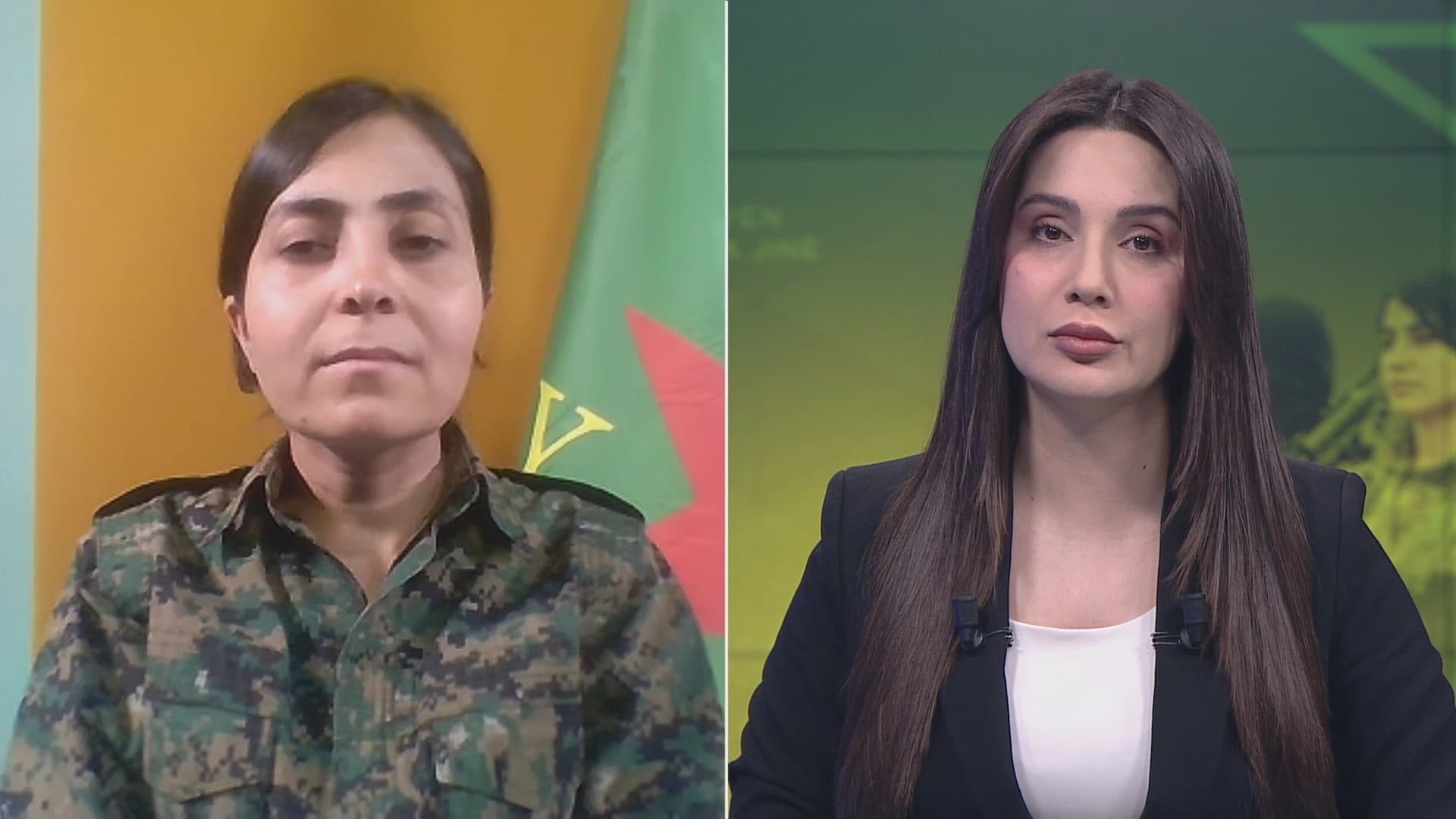 Rûken Cemal: 1500 şervanên YPJyê tevlî Wezareta Karên Navxwe ya Sûriyeyê dibin