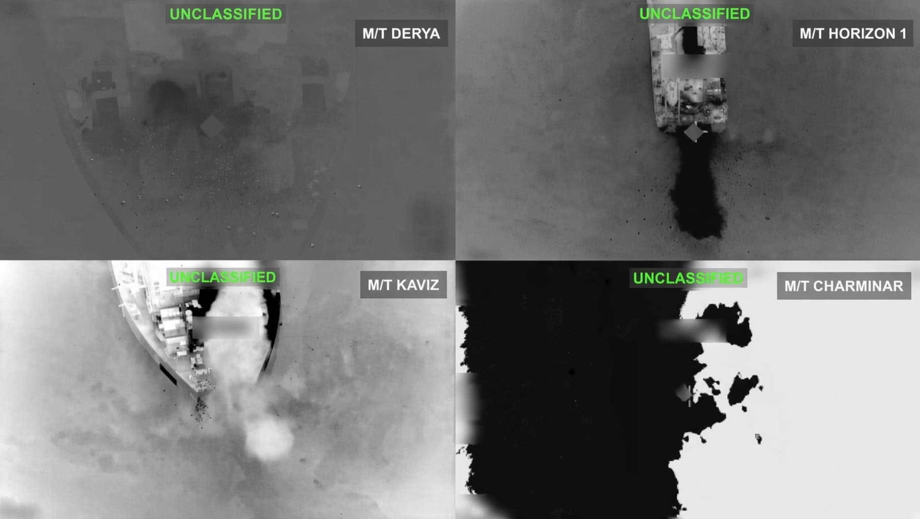CENTCOM: Me 5 keştiyên petrolê yên Îranê teqandin