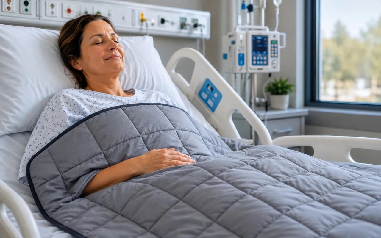 توێژینەوەیەک: بەتانیی قورس دڵەڕاوکێی نەخۆش کەم دەکاتەوە