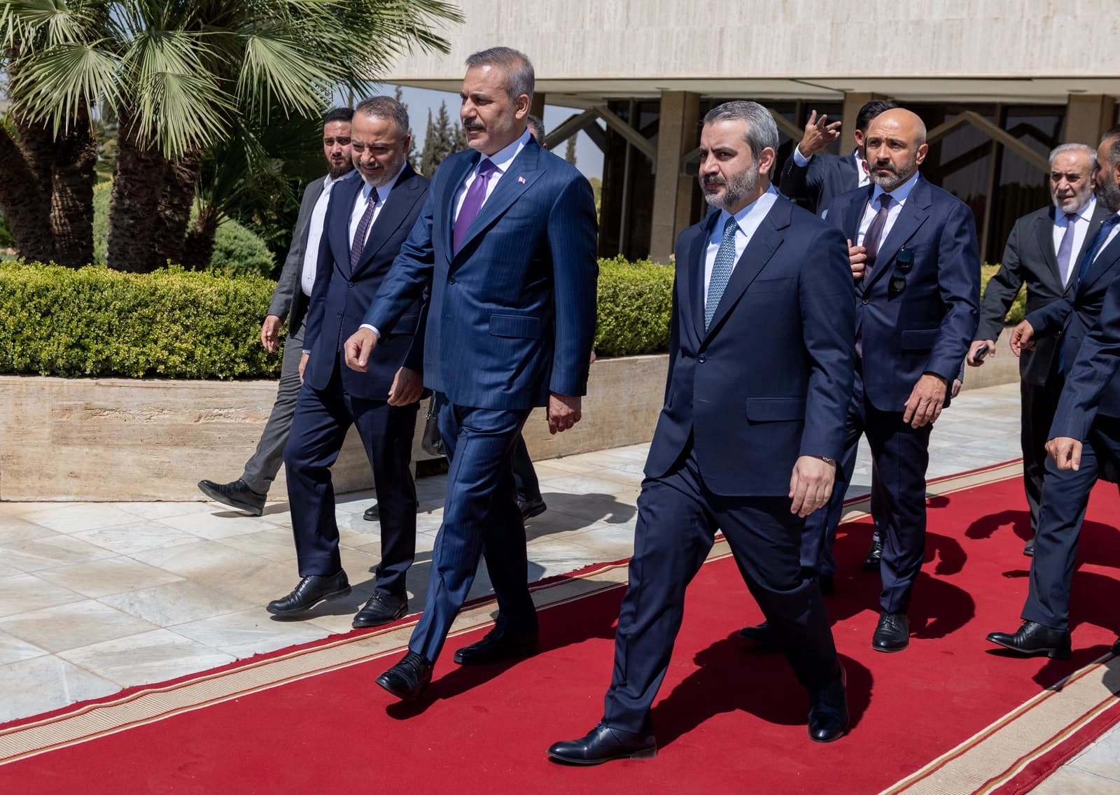 Hakan Fidan, Suriye'nin başkenti Şam'da