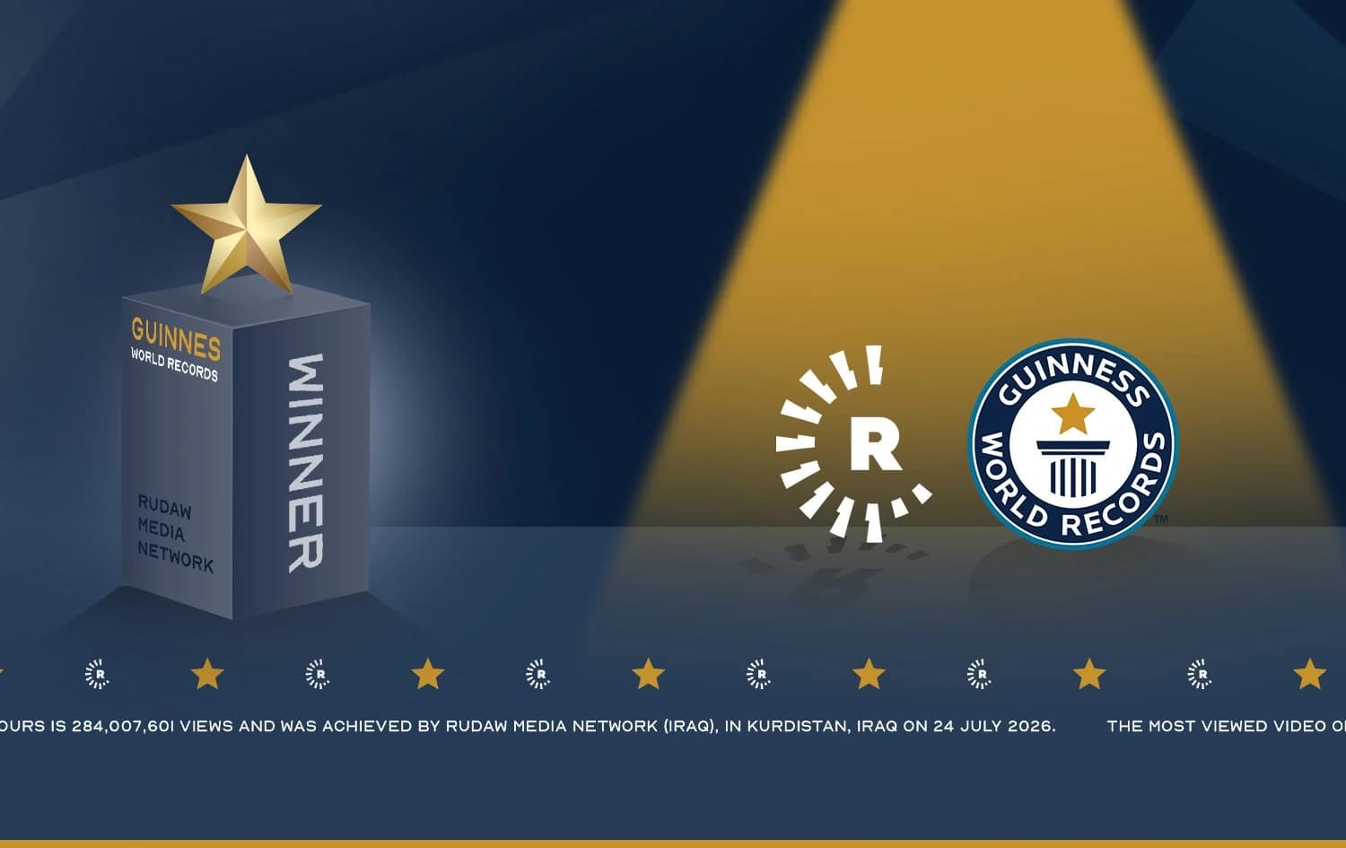 Rûdaw adını Guinness Rekorlar Kitabı'na yazdırdı: Kürt medyasında bir ilk!