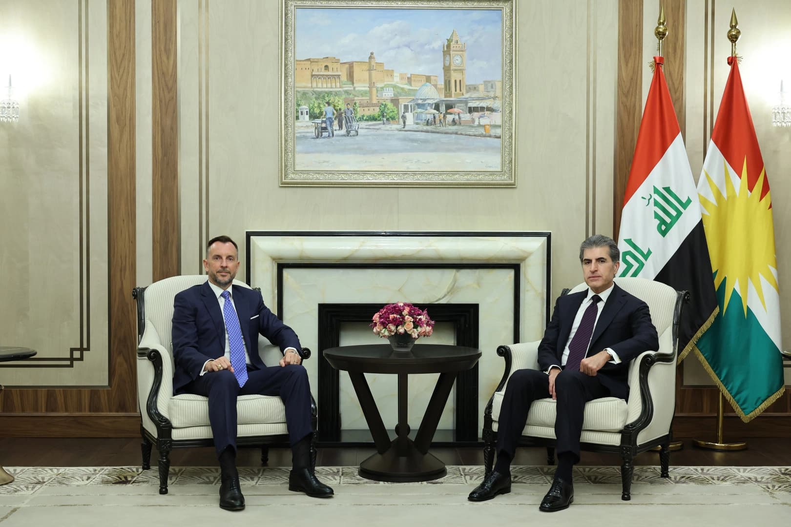 İtalya'nın Irak Büyükelçisi'nden Neçirvan Barzani'ye: Erbil ve Bağdat ile olan ilişkilerimize büyük önem veriyoruz