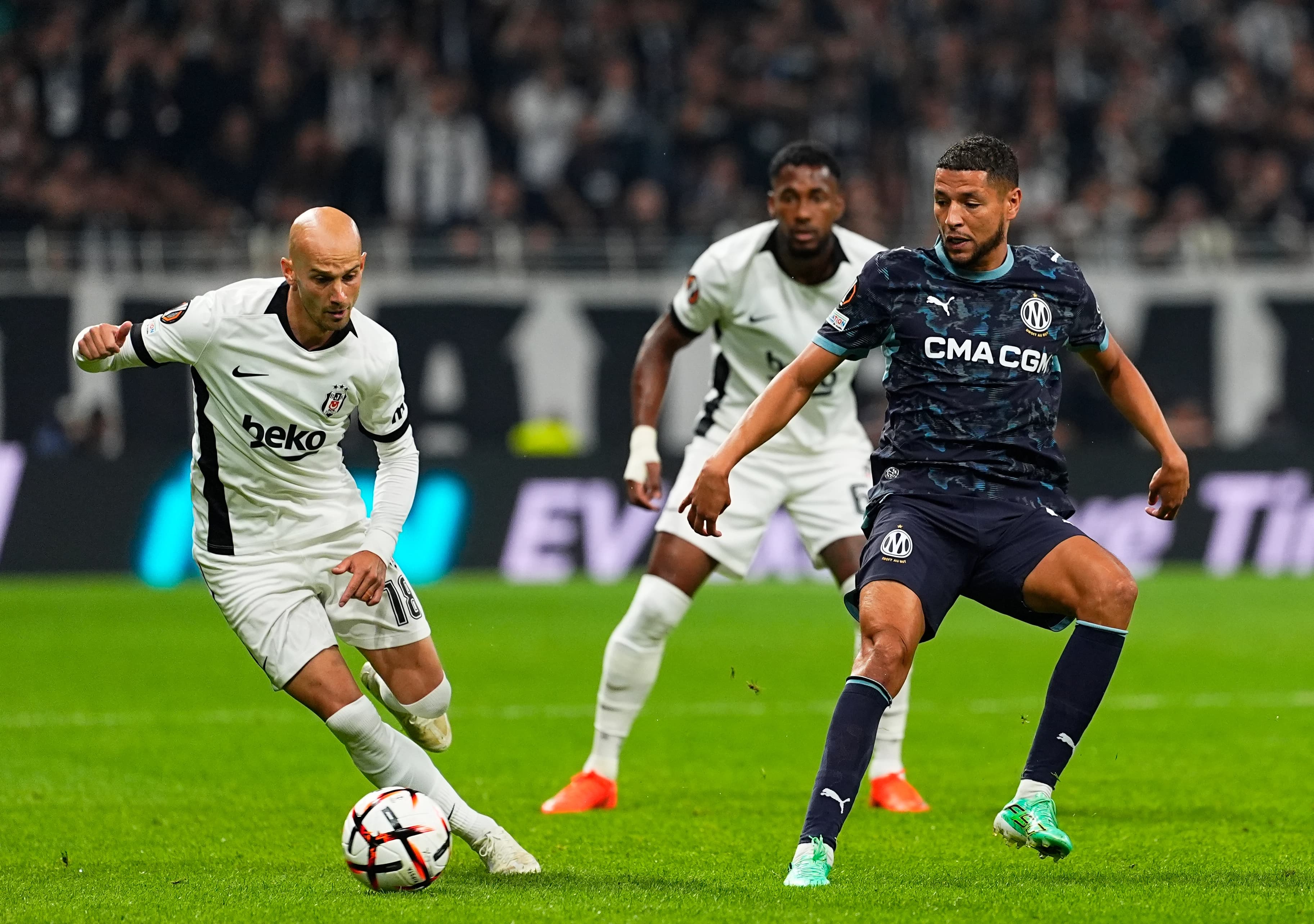 AVRUPA LİGİ- Beşiktaş, Olimpik Marsilya'yı 4-1 yendi