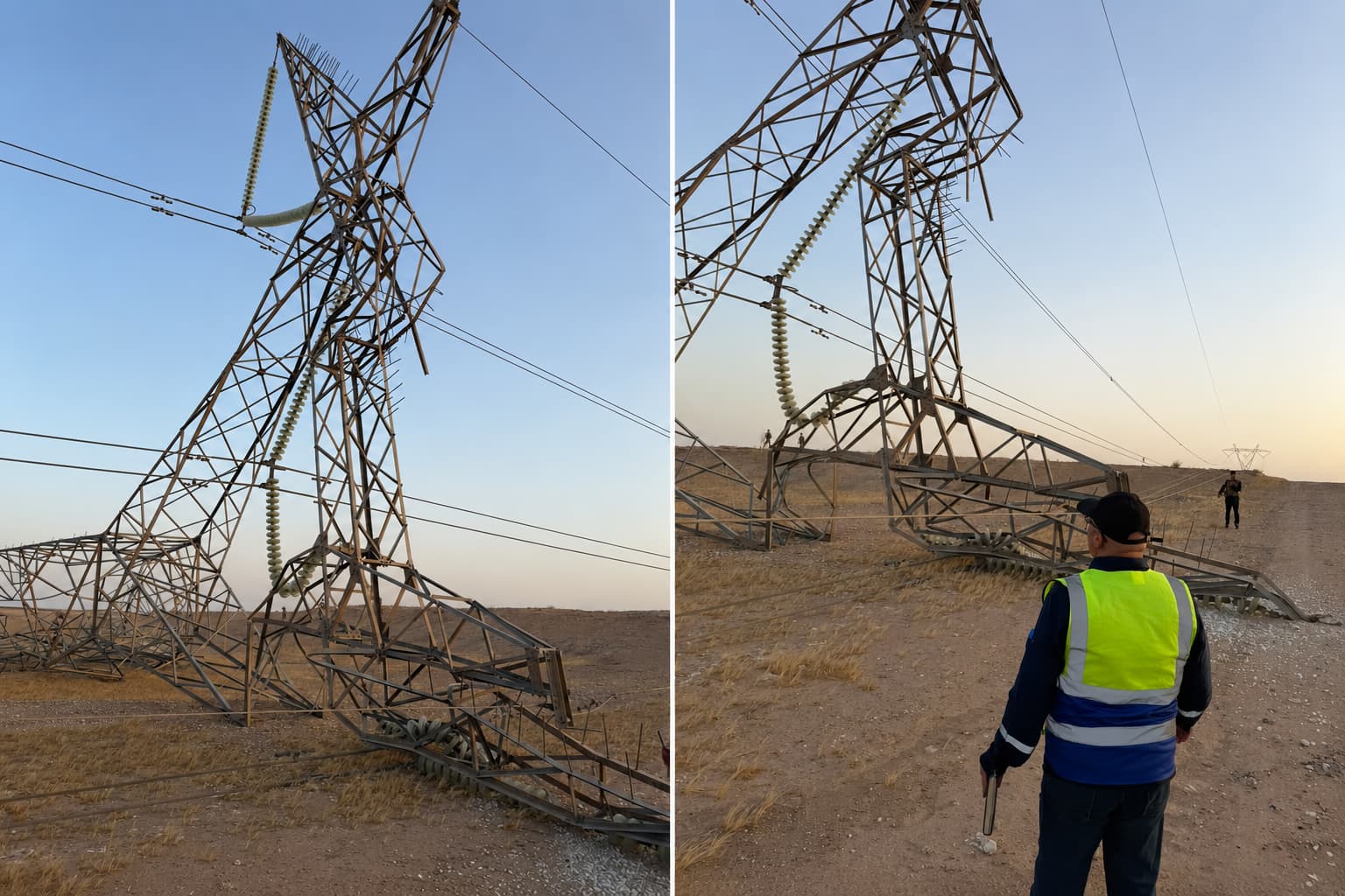 Suspected ISIS attack puts Anbar power transmission tower out of service