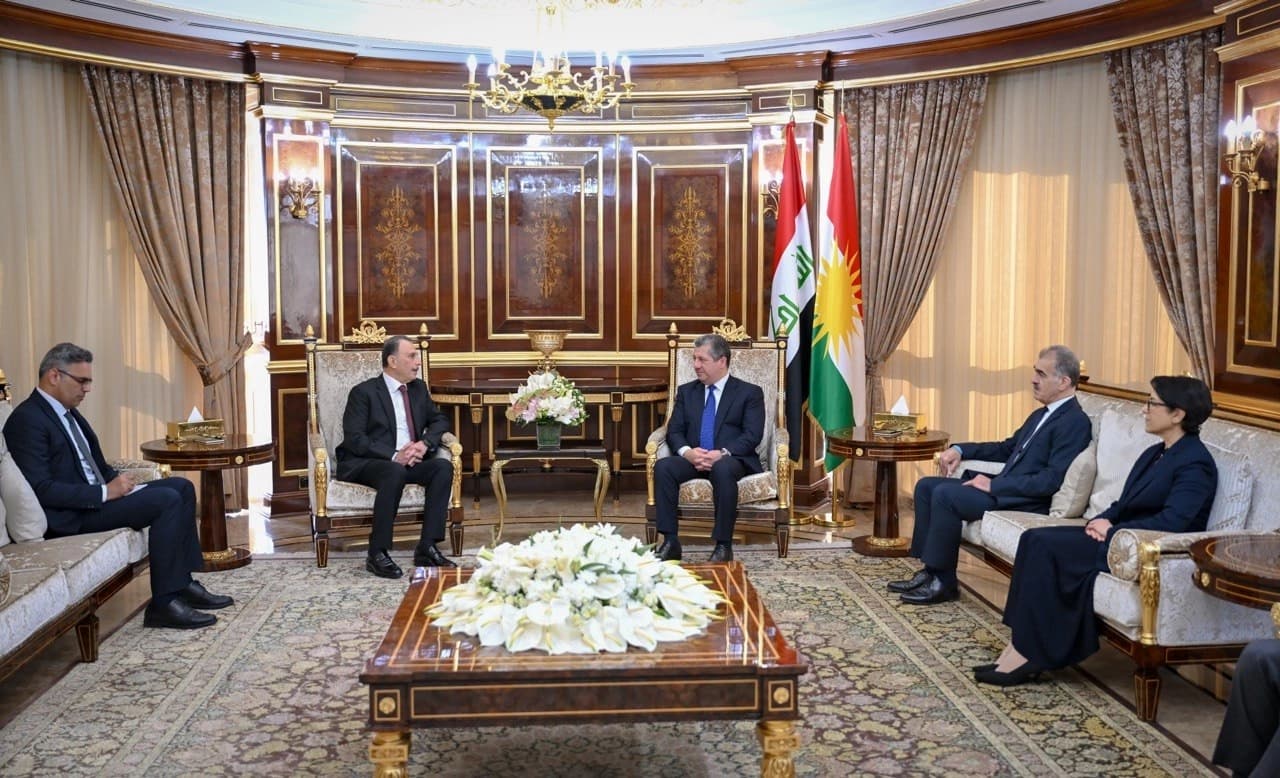 Başbakan Mesrur Barzani, görev süresi dolan Filistin Başkonsolosu’nu kabul etti