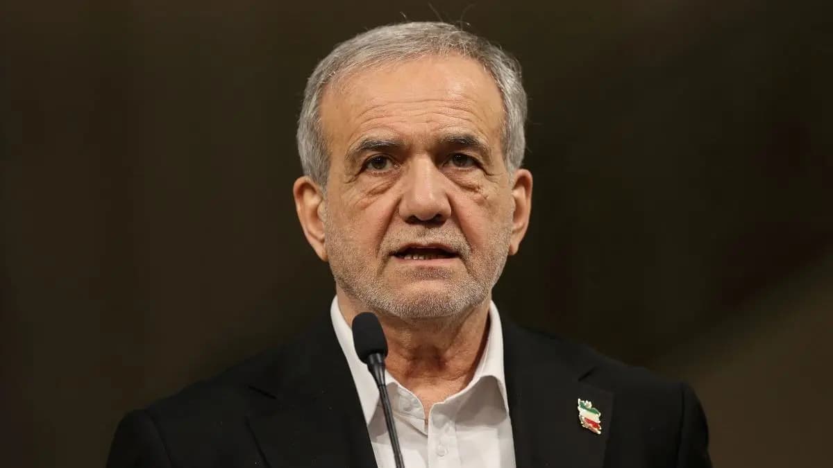 مەسعود پزیشکیان، سەرۆککۆماری ئێران. (وێنە: رۆیتەرز)
