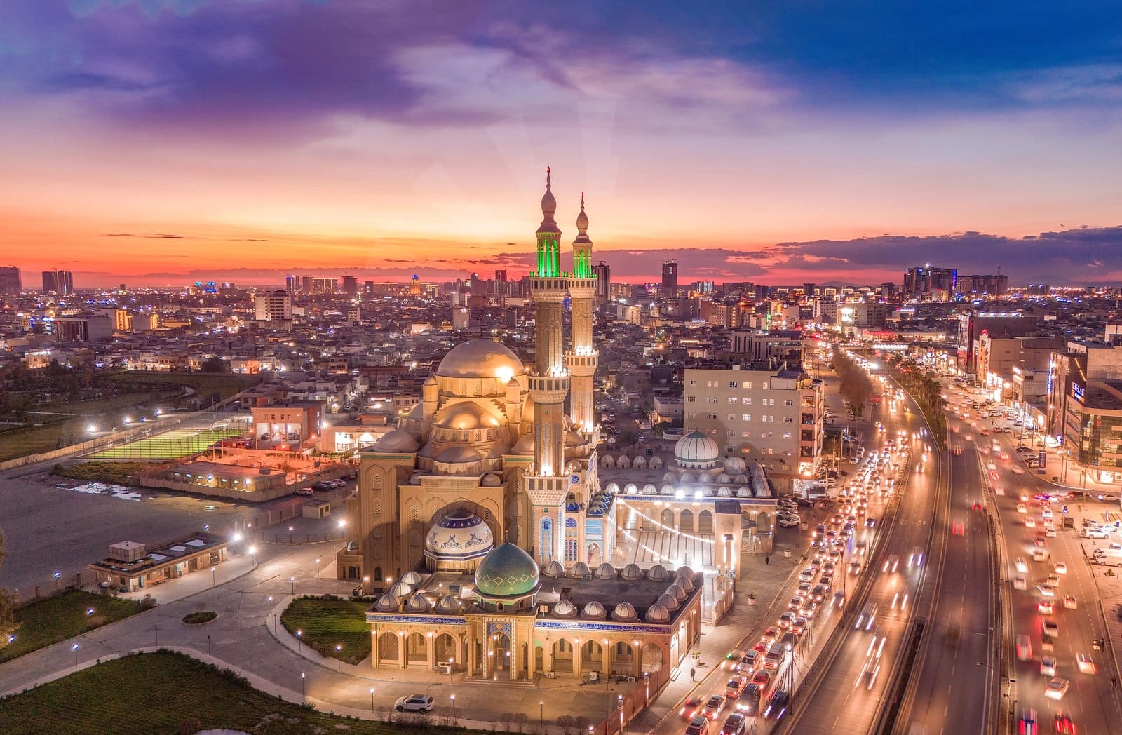 مزگەوتێک لە هەولێر. وێنەکە تەنیا بۆ روونکردنەوەی هەواڵەکەیە: بڵند تاهیر - رووداو/ئەرشیڤ