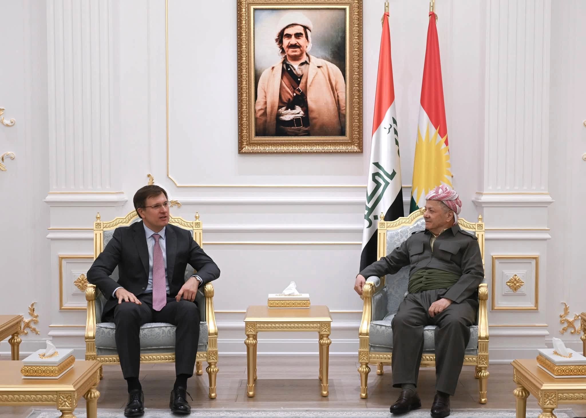 کۆنسووڵی رووسیا بۆ سەرۆک بارزانی: هەرێمی کوردستان بۆ رووسیا پێگەی تایبەتی هەیە