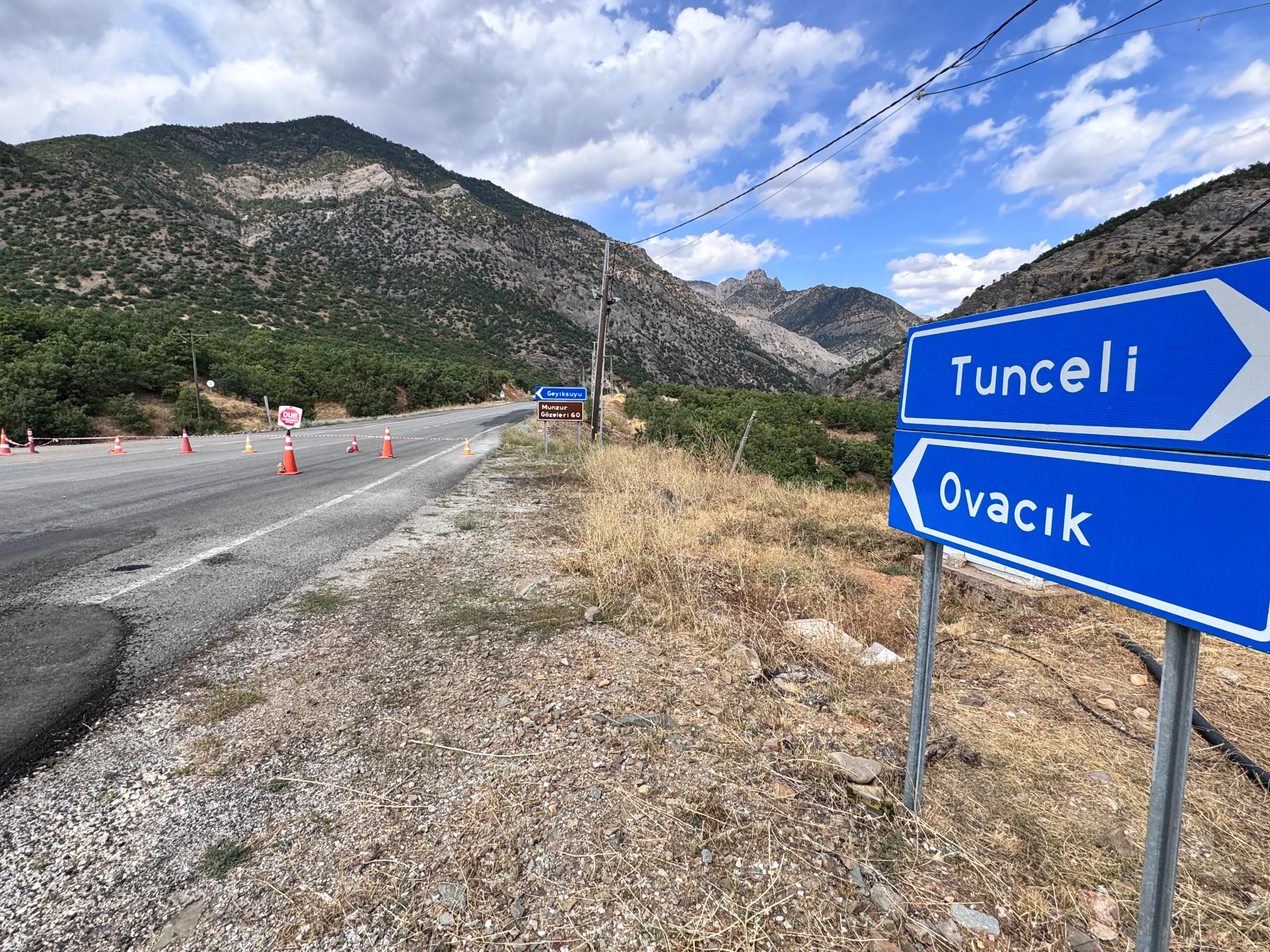 Munzur Vadisi'nde kaya düşmesi riskine karşı 30 bin metrekarede önlem alınıyor