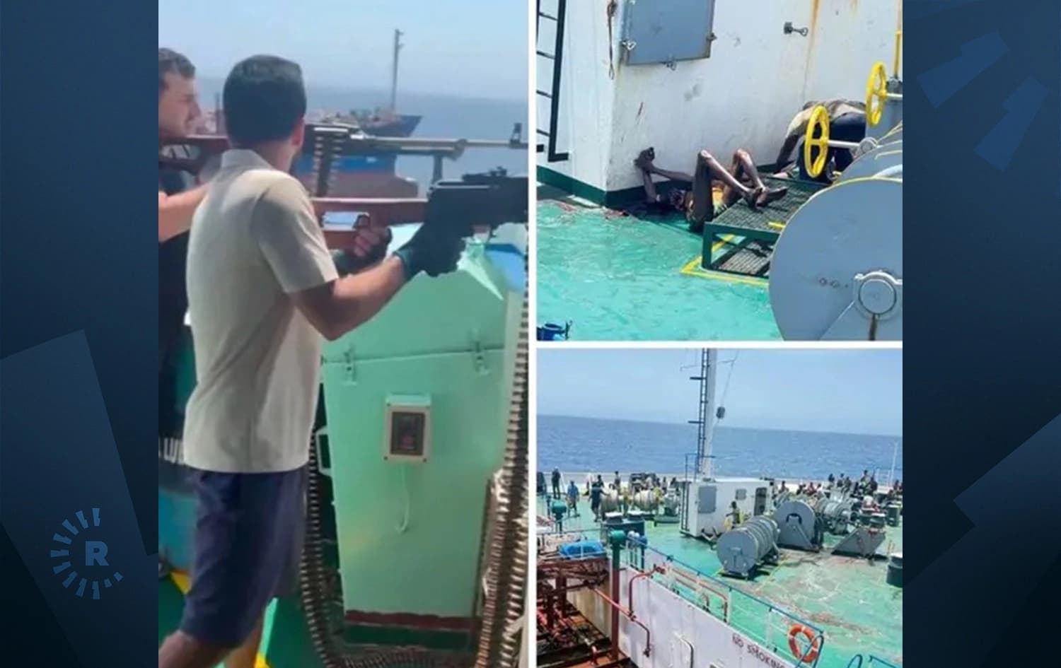 خێڵێکی عێراقی کەشتییەکی گواستنەوەی نەوت لە دەستی چەتەکانی سۆماڵ رزگار دەکەن