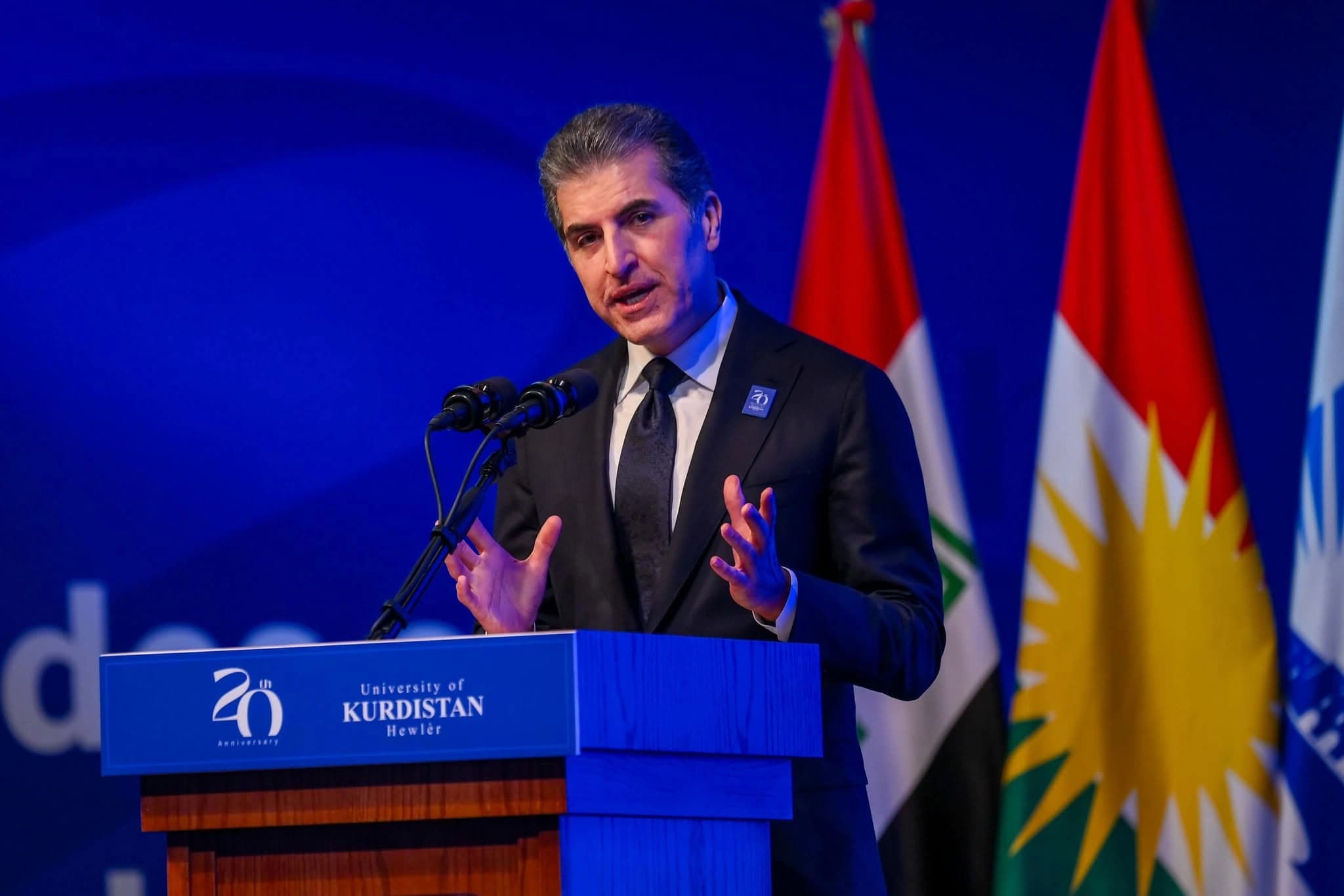 Nêçîrvan Barzanî: Ji sedî 90ê derçûyên Zanîngeha Kurdistanê xwedî rol in