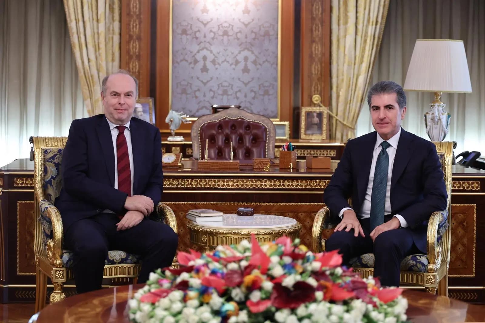 Nêçîrvan Barzanî Balyozê nû yê Awisturyayê pîroz kir
