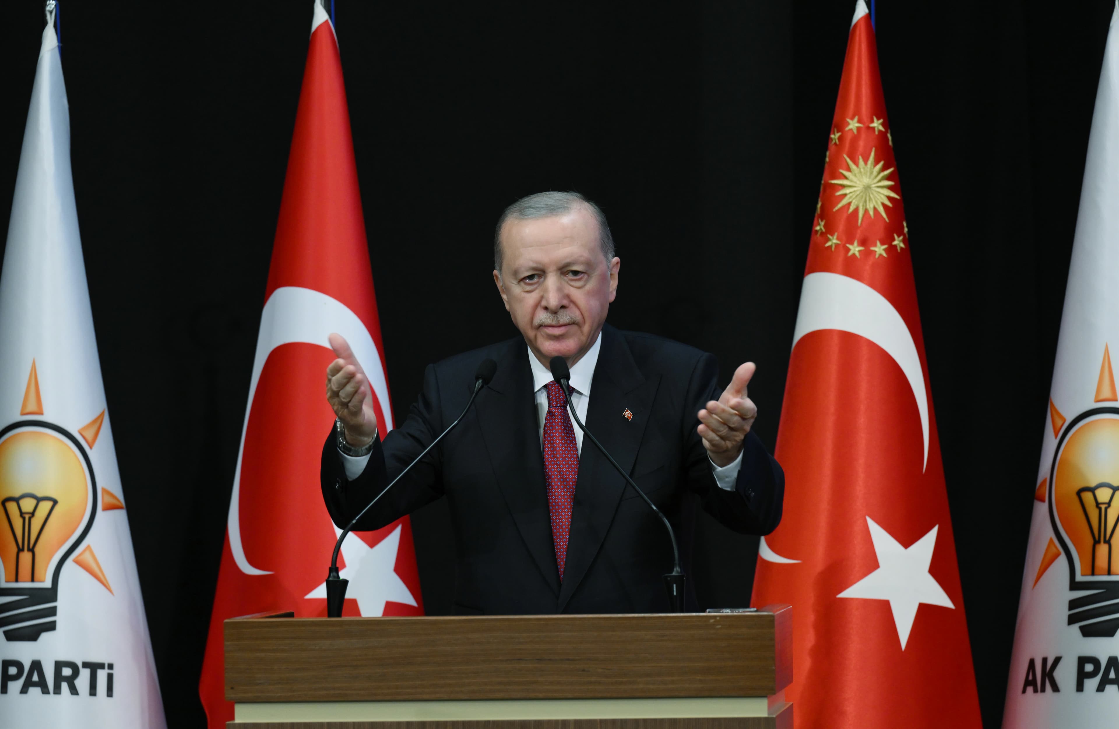 Türkiye Cumhurbaşkanı ve AK Parti Genel Başkanı Recep Tayyip Erdoğan