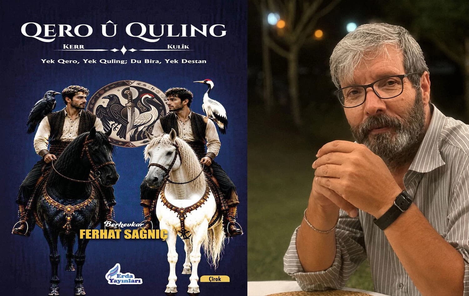 Dengbêjlerden kitap sayfalarına: Ferhat Sağnıç’ın yeni kitabı ‘Qero û Qulîng’ yayımlandı