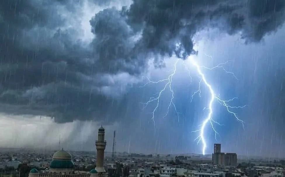 Li Îraq û Herêma Kurdistanê ji ber lêdana birûskê 3 kes mirin