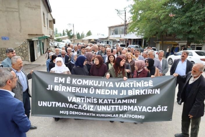 Vartinis Katliamı’nın 33. yılında anma: Katliamın zaman aşımı olmaz
