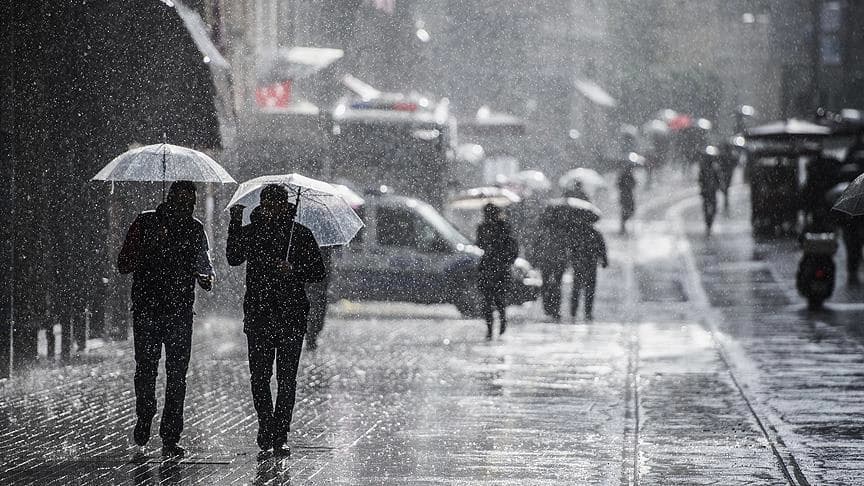 46 il için uyarı: Gök gürültülü sağanak yağış bekleniyor
