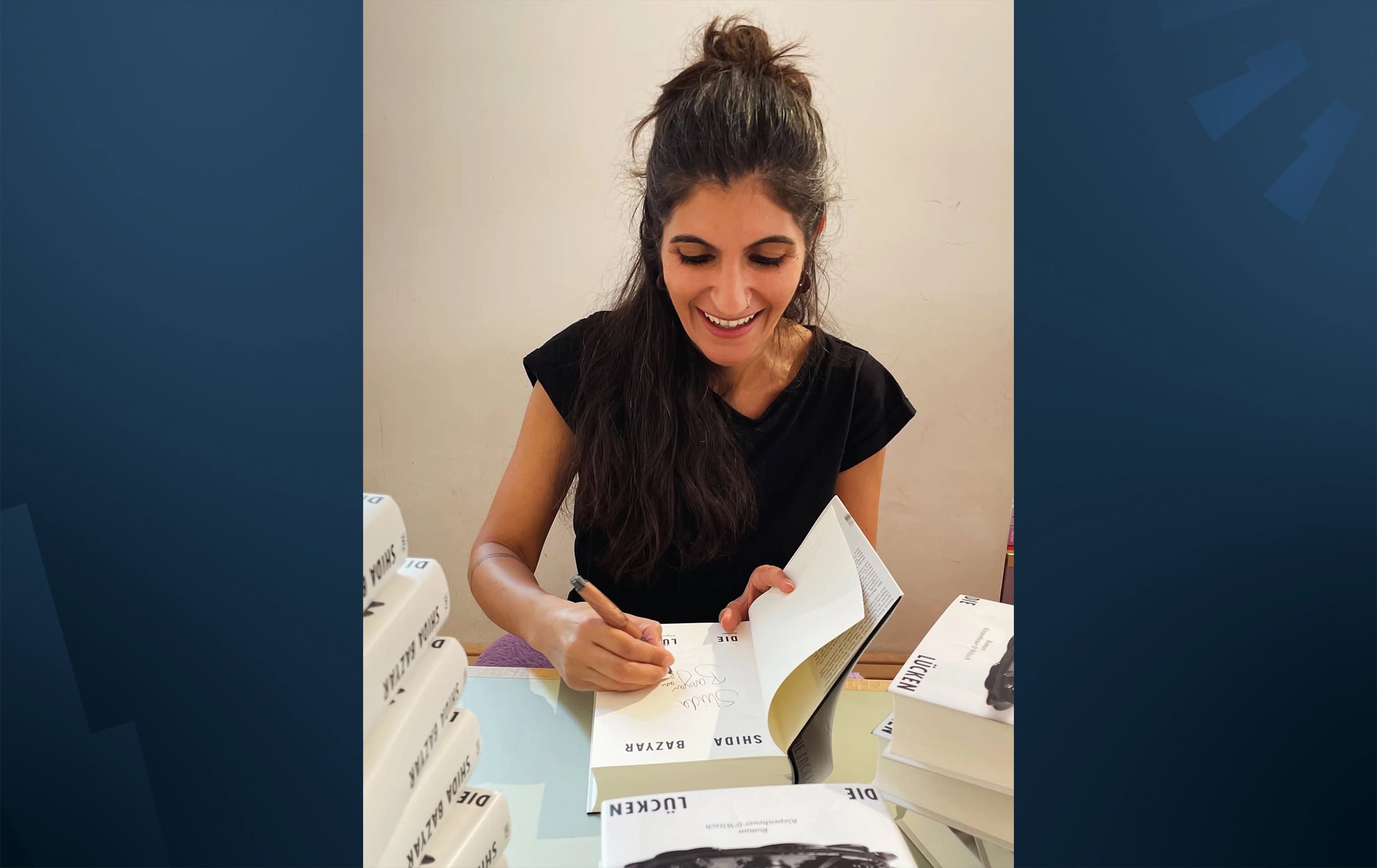 Kurdish-German author Shida Bazyar. Photo: Instagram