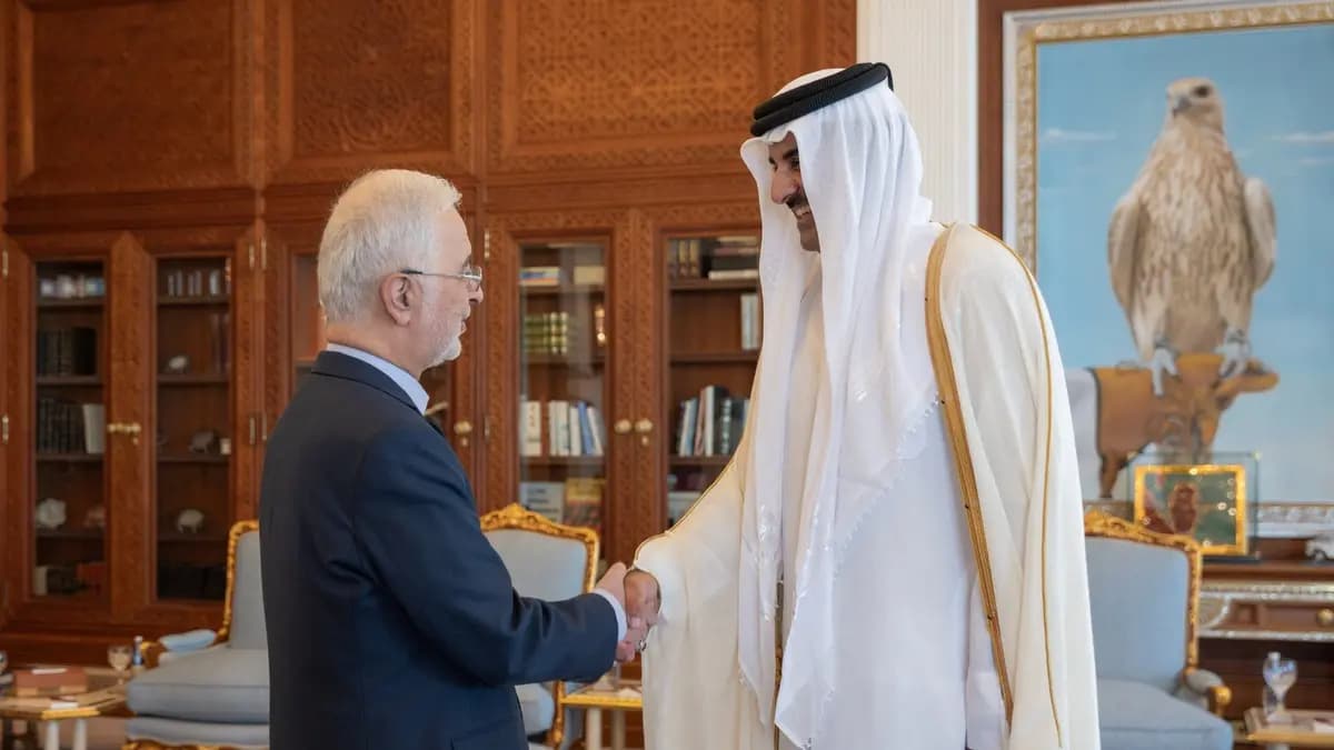 وەزیری ناوخۆی ئێران و میری قەتەر