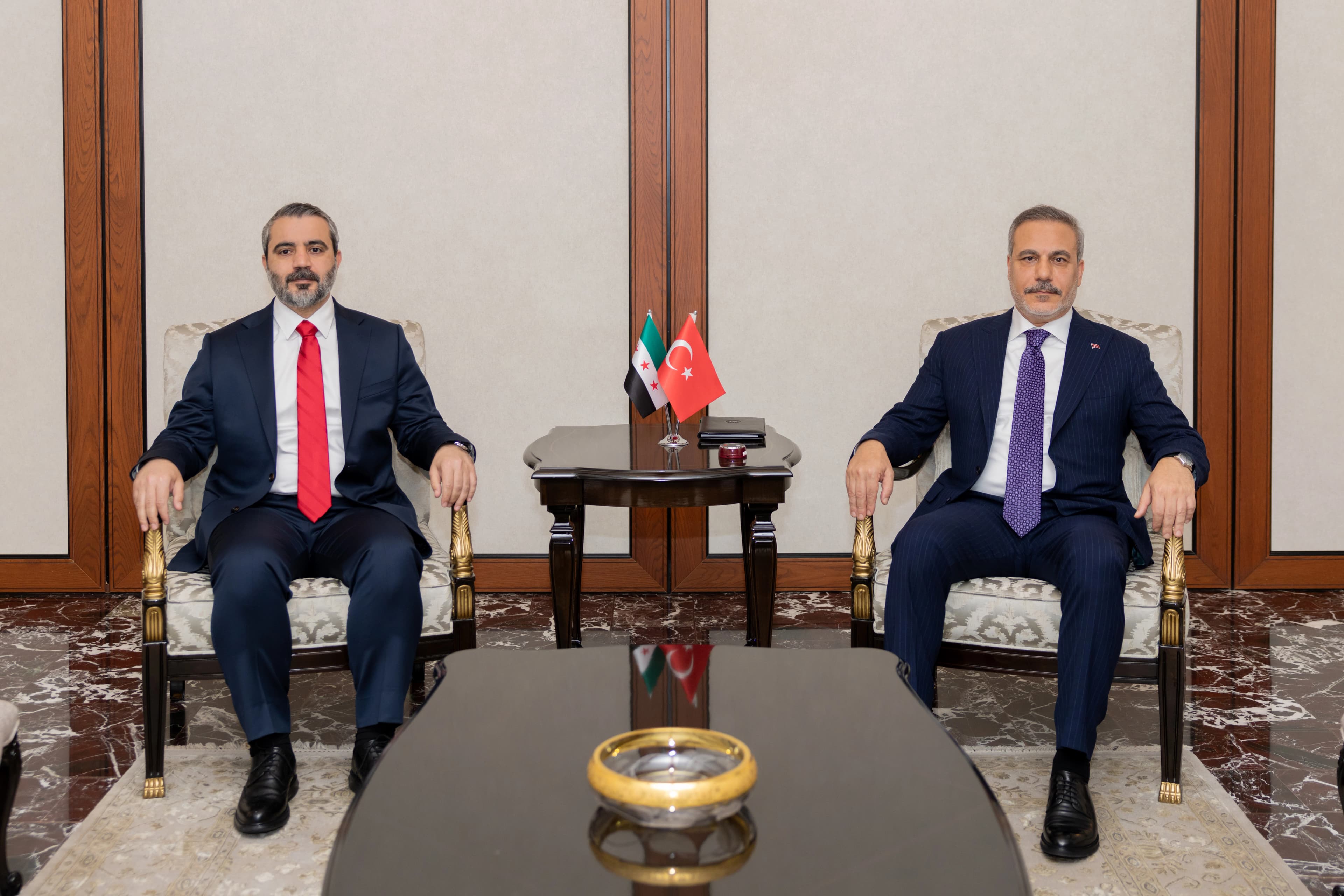 Hakan Fidan, Suriyeli mevkidaşı Şeybani ile görüştü