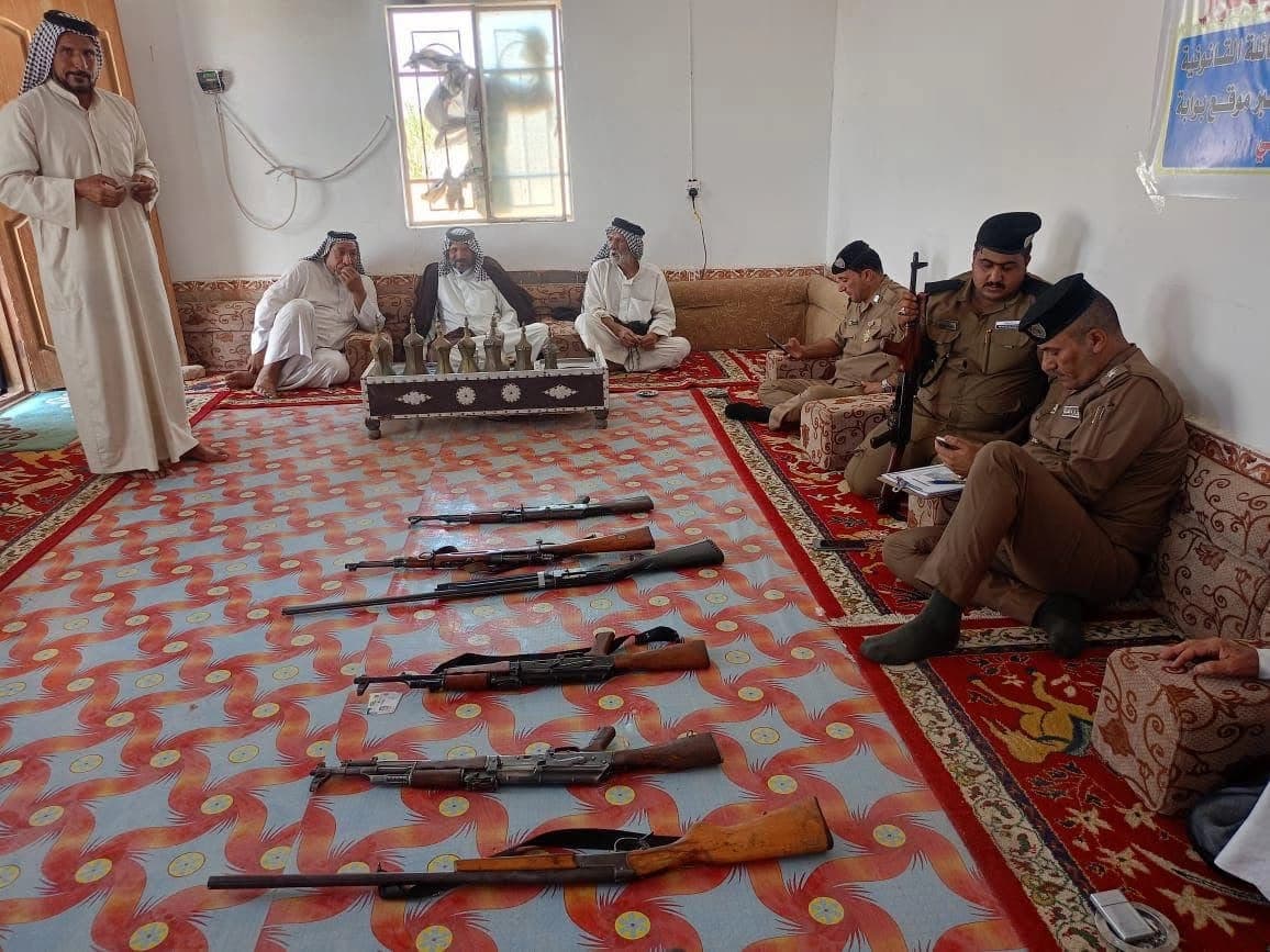 ساتی تۆمارکردنی چەکەکان لە ماڵێکدا