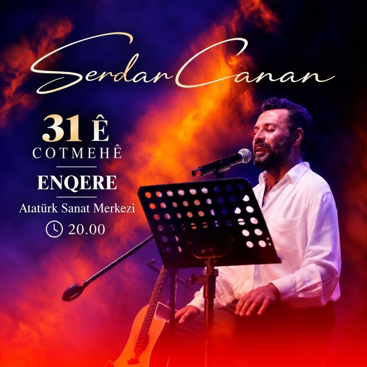 Serdar Canan dê li Enqereyê konserekê bide