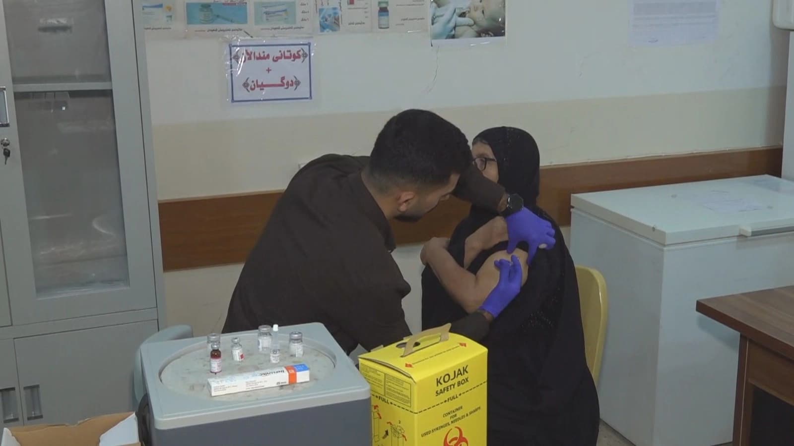 مەڵبەندی تەندروستی شەهیدان لە کەلار: 600 ڤاکسینی وەرزیمان بۆ هاتووە
