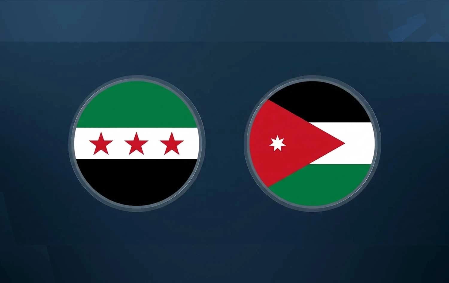Syrian (left) and Jordanian flags. Graphic: Rudaw