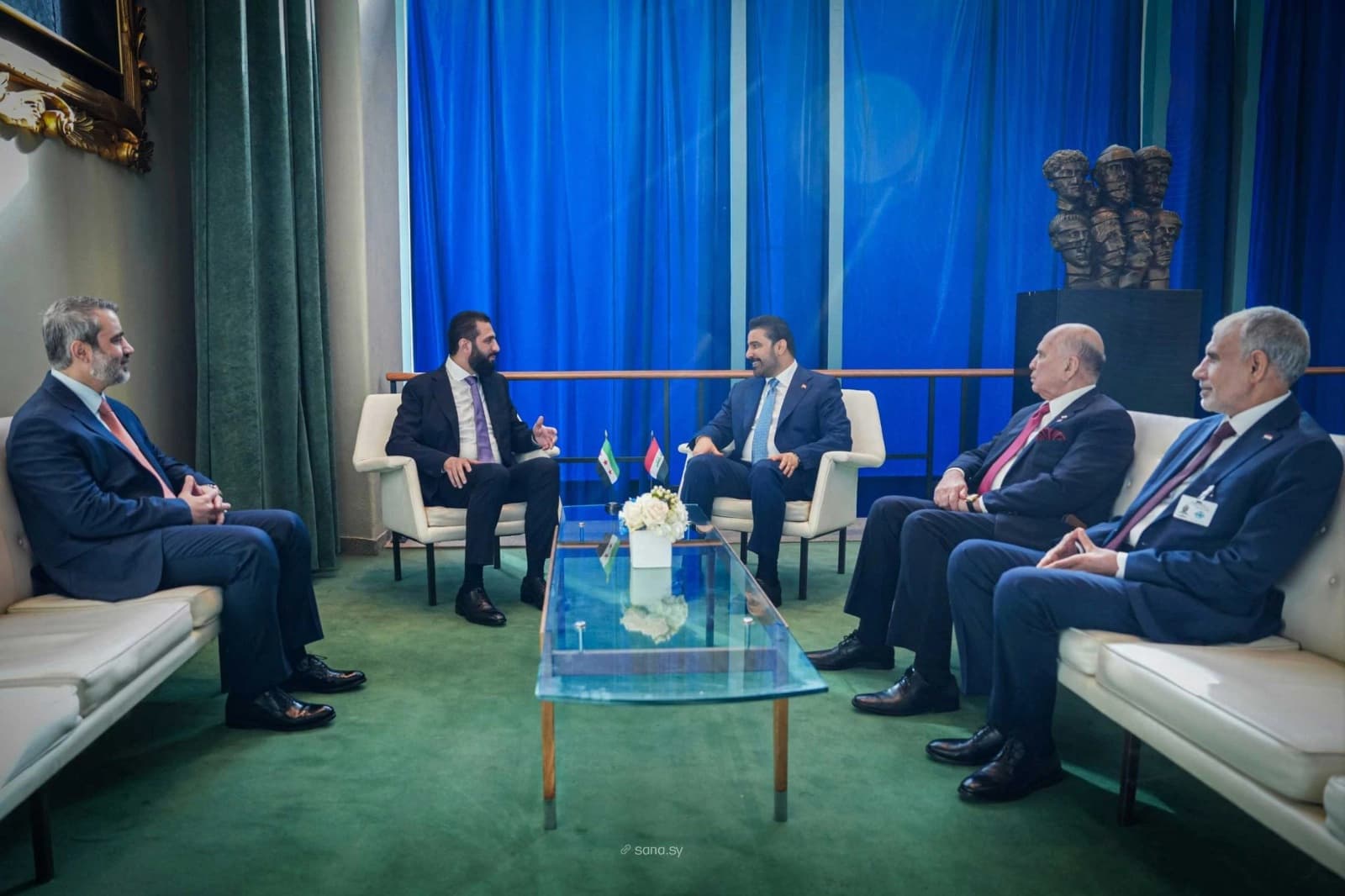 Iraqi PM heads to Syria as Sharaa urges closer economic, security ties with Baghdad