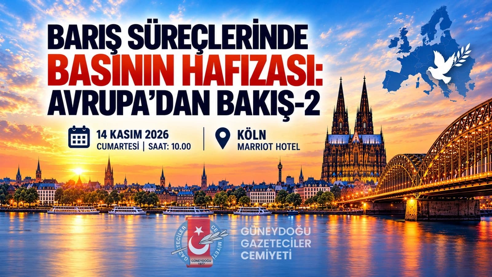 GGC’den Almanya’da 'Barış Süreçlerinde Basının Hafızası' paneli