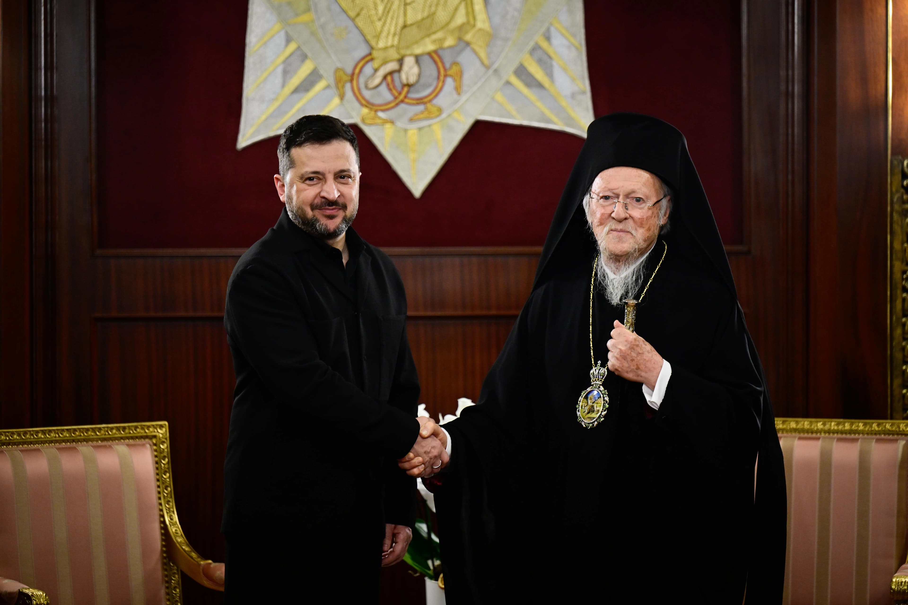 Zelenski, Fener Rum Patrikhanesi’ni ziyaret etti
