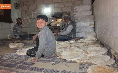 A bakery in Kobane ready to feed returning residents.