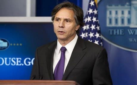 US Deputy Secretary of State Anthony Blinken. AP File Photo.