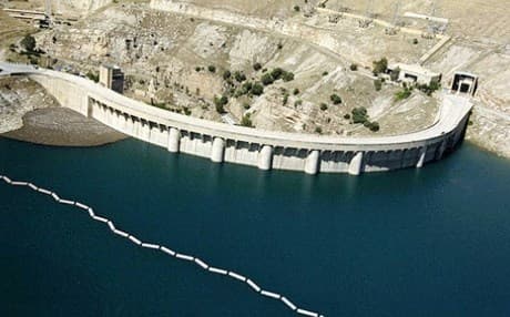 ئێستا ئاوی بەنداوی دووكان 5 ملیار و 320 ملیۆن مەتر سێجا ئاوی تێدایە