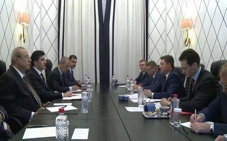 The KRG delegation headed by Barzani also met with the CEO of Russia’s giant oil and gas firm Gazprom Alexander Dyukov.