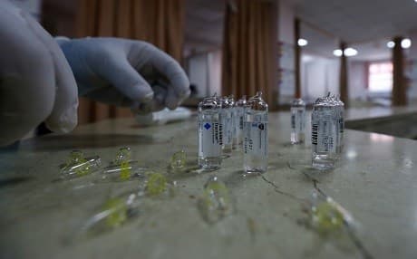 More than 1.8 million refugees and internally displaced people (IDP) the region is accommodating also have put further strain on the health ministry. Photo by Farzin Hassan/Rudaw