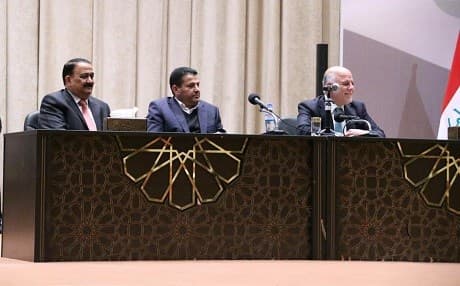Irfan al-Hayali and Qasim al-Araji have been approved to fill the roles of ministers of defense and interior in a parliamentary vote on Monday. Photo: Iraqi government
