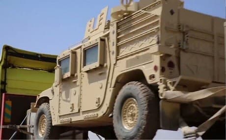 VIDEO: Trucks with Kurdistan Region plates filmed crossing a checkpoint inside Syrian Kurdistan as they carry military vehicles dispatched to the Kurdish-led Syrian Democratic Forces (SDF) on Tuesday.