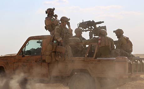 US forces have been deployed in northern Syria to support the Syrian Democratic Forces. Photo: Delil Souleiman | AFP