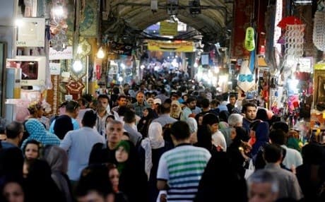 Tehran's Grand Bazaar. AFP photo