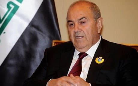 Iraqi Vice President Ayad Allawi. Photo: AFP
