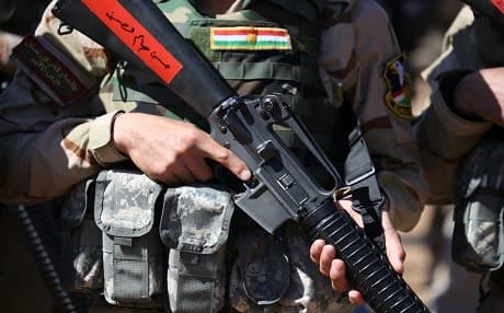 Peshmerga liberated Bashiqa, northeast of Mosul late last year. File photo: Rudaw/Farzin Hassan.