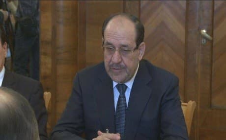 Iraqi Vice President and Former Prime Minister Nouri al-Maliki meets with the Russian Foreign Minister Sergey Lavrov in Moscow on July 24, 2017. Photo: Rudaw video