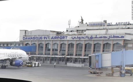 The international airport in Damascus. Photo: Joseph Eid | AFP